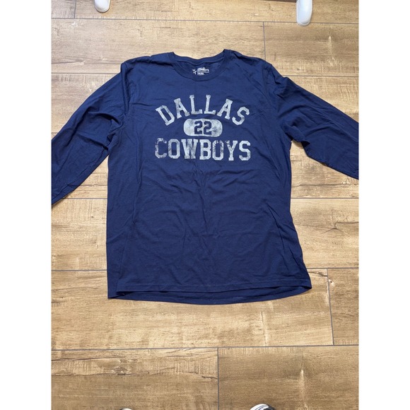 Dallas Cowboys E. Smith #22 NFL Football Long Sleeve T-Shirt Mens 2XL - Picture 1 of 8